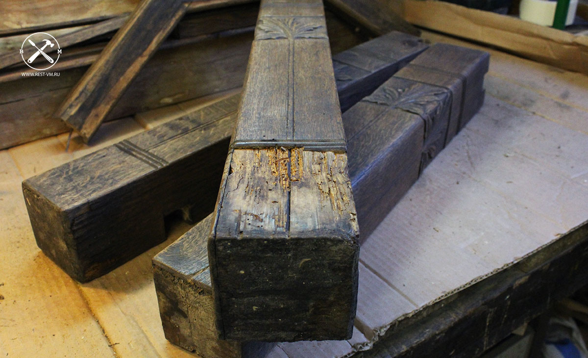 Реставрация старинного стола из Абрамцево