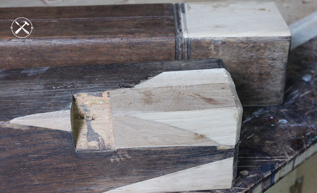 Реставрация ножек от старинного стола 19 века