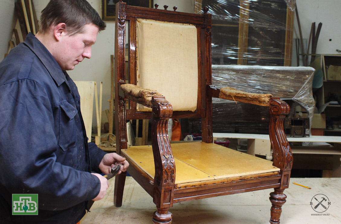 Реставрация мебели для НТВ - где реставрировать