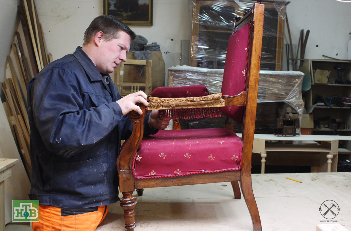 Реставрация антикварной мебели - НТВ рекомендует