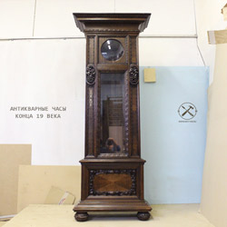 Корпус напольных немецкий часов 19 века (1)